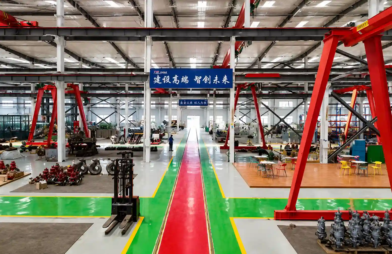 Feiyue Pump workshop interior